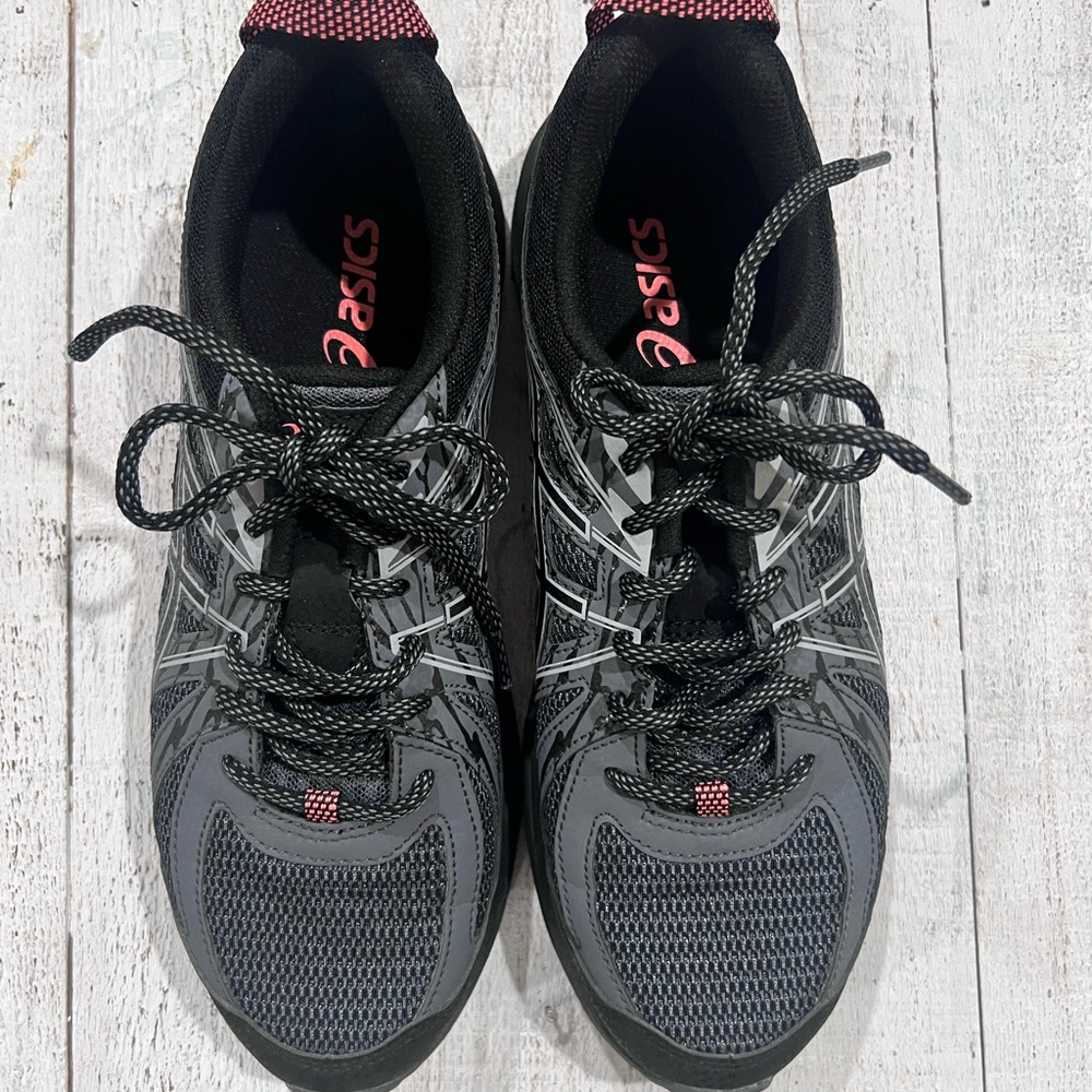Asics Black and Gray Athletic Shoes